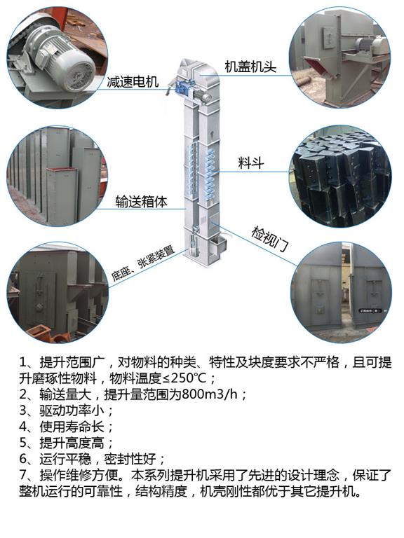 凈新NE板鏈式提升機